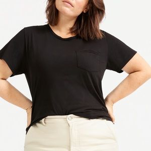 Everlane Cotton Box-Cut Pocket Tee